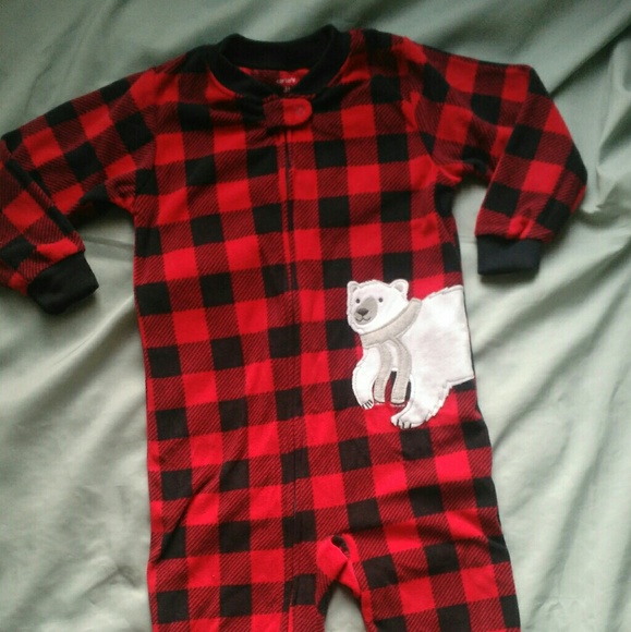 buffalo plaid baby sleeper